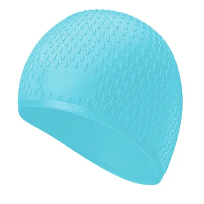 Unisex Large Size Silicone Swimming Cap Anti-Drown Waterproof Professional Swimming Equipment Summer Cap for Men And Women