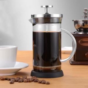 JUSTINLAU Coffee French Press Pot With Filter High borosilicate glass Hand Punch Coffee Pot Multifunctional Brewing Tea Milk Pot