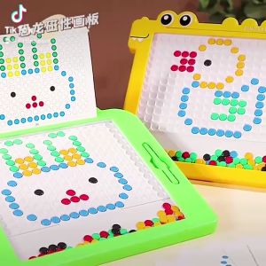 🦕พร้อมส่ง🦕 กระดานวาดภาพแม่เหล็ก Magpad Dots | การใช้ปากกาสำหรับเด็ก | ลายน้องไดโนเสาร์สุดน่ารักก | ส่วนผสม: 1 ชุด