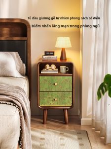 MR ART | Tủ Đầu Giường Phong Cách Cổ Điển Narrow 80cm