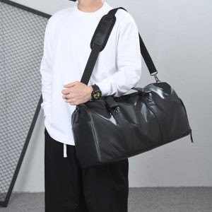 Túi Thể Thao PU Da PU Dung Tích Lớn Túi Du Lịch Thể Thao Túi Đeo Chéo Túi Đựng Giày Túi Tập Thể Dục Túi Xách Thể Thao