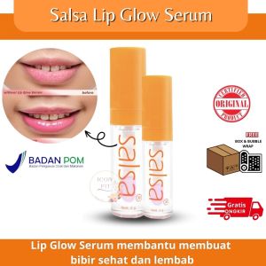 Salsa lip glow serum / Salsa lip serum / Lip serum / Pelembab perawatan bibir / serum bibir BPOM