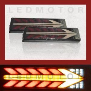 24V Stoplamp Variasi Panah Lampu Rem Belakang Truk Kedip - 1 Set