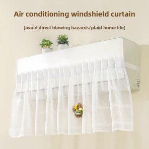 MONLEYTA | Universal Wall-Mounted Windproof Curtain Baby Air Conditioner Direct Blow Protection Pregnant Women Nursing Baby Wind Barrier