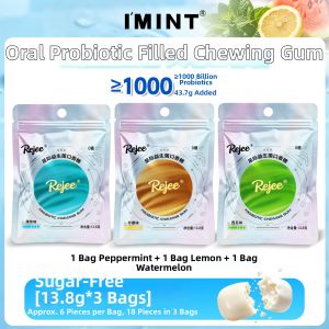 IMINT | ncigs pro flavor Sugar-free Probiotic Watermelon Flavor Minty Chewing Gum