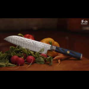 Cangshan KITA Series 4-Piece Fine Edge Steak Knife Set With Ash Wood Box