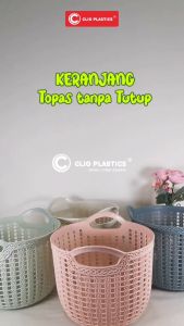 Plastic Storage Basket CLIO - Topas Keranjang Isi 12pcs/1 LUSIN