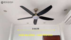 Quạt Trần Gió Mạnh Lê Gia LGFAN655D | Quạt Trần Đèn