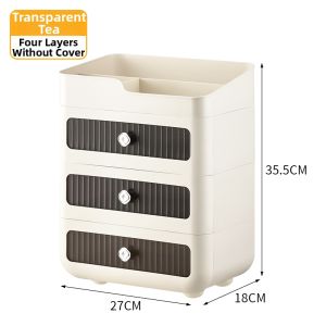 Multifunctional Desk Drawer Cosmetics Organizer Storage Box