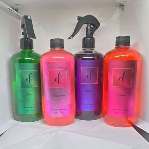 EL Home Spray Luxe Fragrance by Fahrin Ahmad Air freshener 500ml Green Toner Pink Revitalization Purple Mosaic Orange Oasis