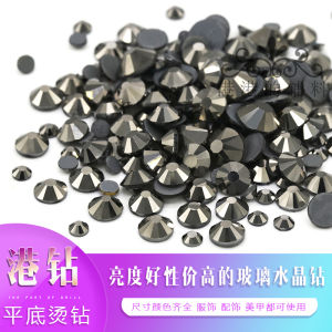 Gray Flat Bottom Rhinestone Clothing DIY Accessories Dancewear Shiny Rhinestone Denim Baggage Flash Rhinestone Jewelry Parts