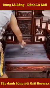 Sáp ong đánh bóng đồ gỗ làm mới bề mặt gỗ chống khô nứt tăng độ bóng tự nhiên