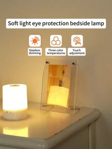 Nursery Night Light for Baby Portable LED Touch Night Lamp Bedside Dimmable Warm Night Light