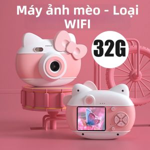 SAGA | Máy Ảnh Màu Hồng Cho Trẻ Em Chơi Giả Vờ