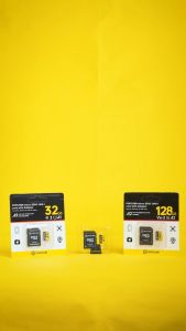 Popcorn 32GB Micro SD Card 3 Pack microSDHC UHS-I Flash Memory Card with Adapter - Up to 100MB/s U1 Class10 V10 A1 High Speed TF Card (3 microSD Cards + 1 Adapter)