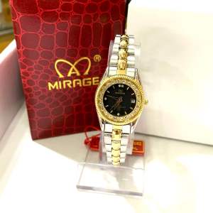 Mirarege Rx Permata Kombinasa/Silver list Gold Jam Tangan Wanita Original Mirage Tahan Air Tanggal Aktif Stainless Steel Garansi Original