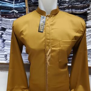 Baju Koko Pria Bordir Lis Katun ToyoBo Premium Termurah & Berkualitas