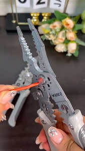 Industrial Grade Pliers Tools Set Multi-Function Wire Stripper Crimping tool Wire Cutter  for Electrician & DIY Projects