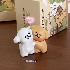 Line Puppy Suction Pendant Line Dog Key Chain One Pair of Lovers Doll Cartoon