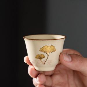 Cốc Trà Gốm Sứ Màu Xanh Cổ Điển Cốc Trà Đơn Cốc Trà Chủ Cốc Trà Nhỏ Cốc Trà Gốm Cốc Trà Trà Đạo Cốc Trà Gốm Thủ Công