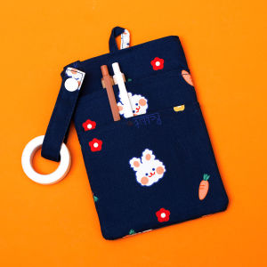 กระเป๋าใส่ปากกาแบบมีช่องใส่ปากกาขนาดใหญ่สำหรับพยาบาล ลายการ์ตูน ป้องกันการรั่วไหลของหมึก กระเป๋าใส่ปากกาสำหรับแพทย์