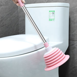 Powerful Suction Toilet Plunger Bathroom Household Cleaning Tool Toilet Drain Unblocker Strong Absorption Toilet Brush