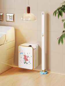 Wall-Mounted Toilet Brush Set Bathroom Cleaning