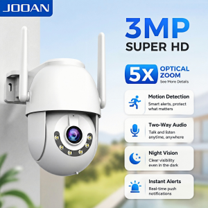 Jooan | JOOAN 3MP PTZ WIFI Outdoor 5X Zoom Auto Tracking Night Vision IP Camera Home Security Protection Video Surveillance