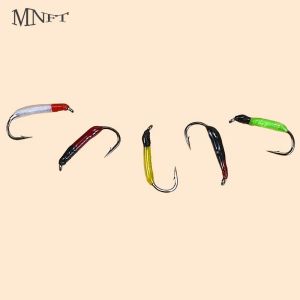 MNFT 10Pcs/Nymph Scud Bug Worm Fly Caddis Larvae Insect Baits Fast Sinking Trout Fishing Lures Box Set