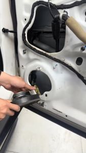 Combo Dưỡng loa cánh Honda loại 1 mẫu viền dày kèm giắc nối tiếp - viền loa cánh Honda - Đế loa Honda 6.5 icnh (16cm)