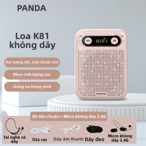 Panda | Micro Di Động K80 Của Panda Dành Cho Giáo Viên Giảng Bài Phát Thanh Lớn Không Dây Dùng Cho Lớp Học Phụ Kiện Âm Thanh