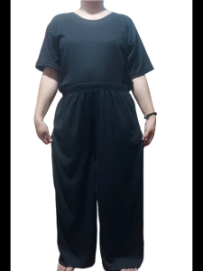 FASHIONABLE TERNO BLOUSE-PANTS FOR WOMEN WAFFLE COTTON (ONE SIZE ONLY)