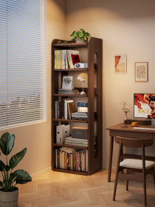 SAMEDREAM | Wooden Corner Narrow Space Bookcase