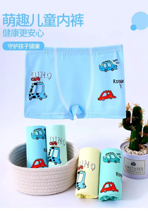 Boys Cartoon Boxer Briefs Soft and Breathable Underwear