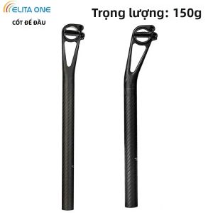 ELITA ONE Carbon Fiber Bicycle Seat Post Setback 5/25mm MTB/Road Tương Thích 27.2/30.9/31.6/25.4mm Với Ốc Vít Titan Nhẹ 150g