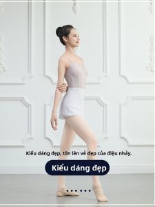 Trainbo | Váy Dài Ngang Gối Múa Ballet Đồ Tập Form-Fitting
