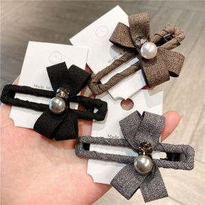 Original Butterfly Knot Duckbill Hair Clip Forest System Sweet Hair Clip Side Bangs Female New Product Hair Accessories