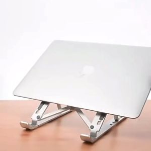 วางโน๊ตบุ๊ค ขาตั้งโน๊ตบุ๊คพกพา ขาตั้งจอคอม แท่นวางไอแพดปรับได้ พับเก็บได้ ปรับได้ 6 ระดับ