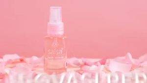 Salsa Hair Serum Rambut Perfume Spray Rose ( bisa untuk hijab )