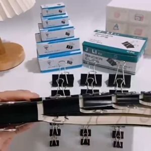 Heavy duty bInder clip 2" 1 5/8" 1 1/4" 1" 3/4" sold per box of 12 pieces fold back clip bullclip metal binder clip big binder notebook metal clip long tail clip foldback clips paper binder clip black binder clips foldback clips schoolsupplies
