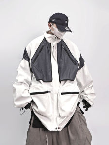 Hip Hop Loose Baseball Jacket Men
