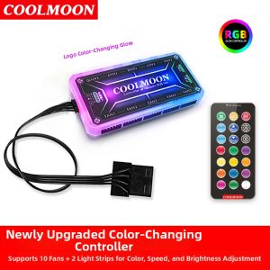 Coolmoon | ARGB RGB Lighting DDR5 Memory Cooler