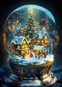 KAYOU | 5D DIY Diamond Painting Kit Santa Claus Christmas Tree Snowman Holiday Art Full Drill Rhinestone Mosaic Wall Decor Gift for Home