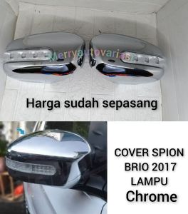 COVER SPION BRIO 2012-2018 LAMPU CHROME