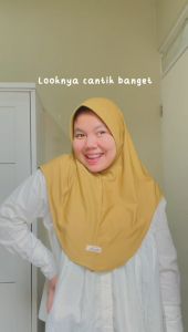 Bergo Hamidah Size M / Hijab Bergo Bahan Jersey