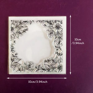 Mandala Flower Pattern Clear Stamps for Card Making Scrapbooking DIY Craft Journaling Craft Supplies