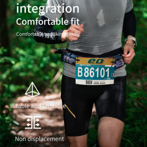 MAP BROTHER NEW Woven Elastic Sports Waist Bag for Running Marathon Cycling Mountaineering