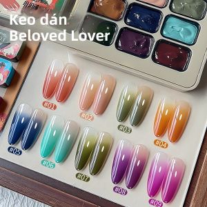 Sơn Móng Tay Dạng Gel Bán Cứng 9 Màu Độ Bám Màu Cao Dành Cho Tiệm Nail Khuyến Mãi Mùa Hè Dễ Tán Dạng Lon