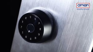 AMAN 4 in 1 Smart Fingerprint Door Lock Password App Digital Keyboard Deadbolt Home Office Hotel