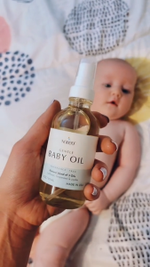 Dầu mát xa hữu cơ tự nhiên cho bé - NOLEO Baby Oil